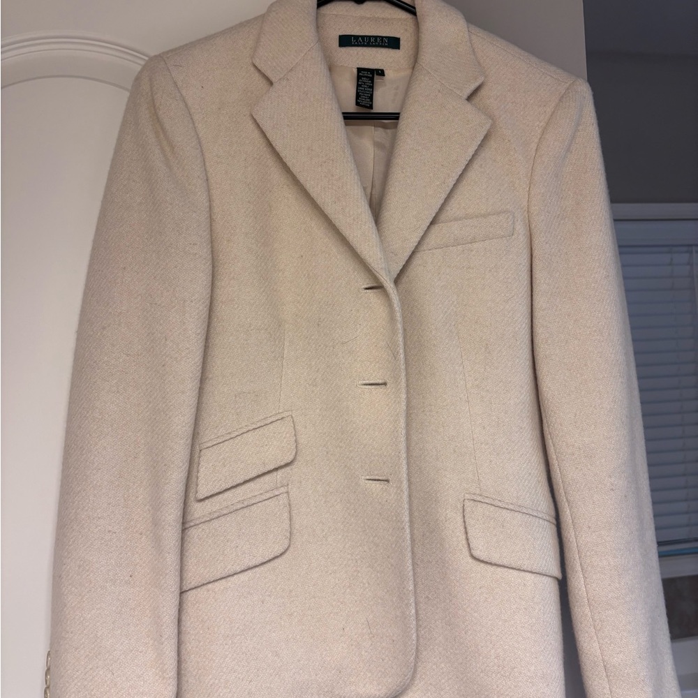 Ralph Lauren Women's Cream Blazer